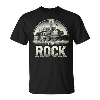 Historia De La Prisión De La Isla De Alcatraz Prisión Famosa Estadounidense Camiseta unisex - Regaloses
