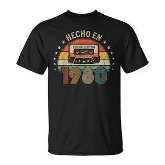 Vintage Hecho En 1980 Regalo Nacido En 1980 Edición Limitada Camiseta unisex - Regaloses