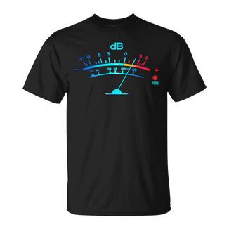 Vu Meterintage Audio Engineer Recording T-Shirt - Cadeauxyz