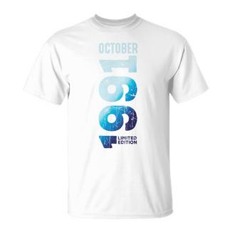 Édition Limitée Octobre 1991 Anniversaire 1991 Haut De Gamme T-Shirt - Cadeauxyz