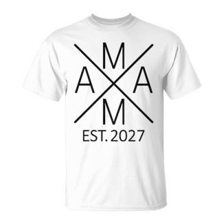 Mamá 2027 Mamá 2027 Desde Proud Mama 2027 Camiseta unisex - Regaloses
