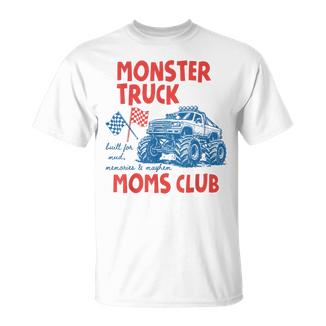 Mama Monster Truck Moms Club Birthday Matching Family Mom T-Shirt - Thegiftio UK