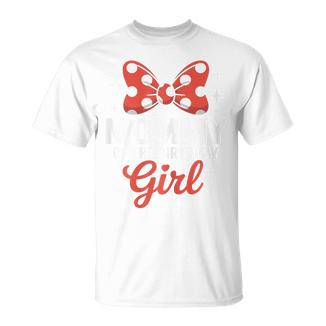 Mommy Of The Birthday Girl Cute Pink Bow Party Mom T-Shirt - Thegiftio UK