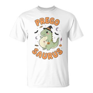 Pregosaurus Pregnant Dinosaur Halloween Pregnancy New Mom T-Shirt - Thegiftio UK