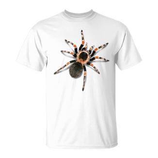 Tarántula De Rodilla Roja Realista Camiseta unisex - Regaloses