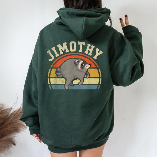 Jimothy Raccoon Seattle Feral Trash Panda Wildlife Women Oversized